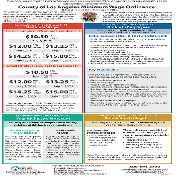 County of Los Angeles Minimum Wage Ordinance