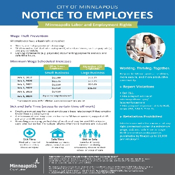 City of Minneapolis Labor and Employment Rights
